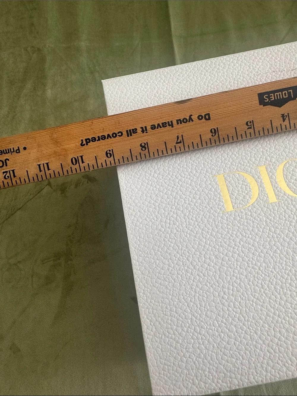 #958 Dior White and Gold Storage Box